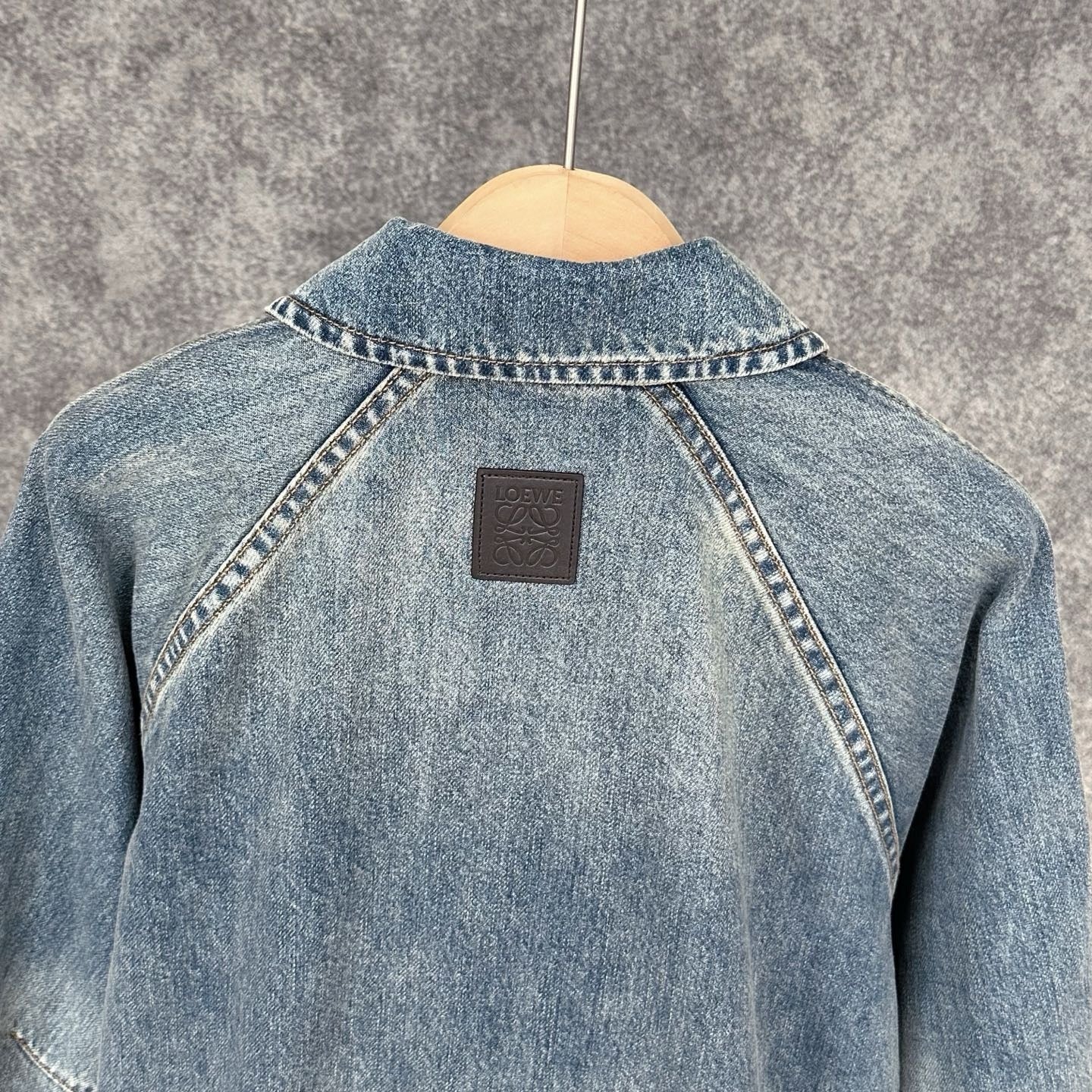 Loewe Balloon Denim Jacket, Size 32/34/36/38