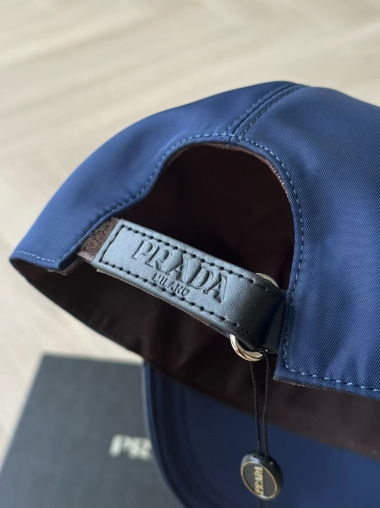 Prada Re-Nylon Baseball Cap, Size M
