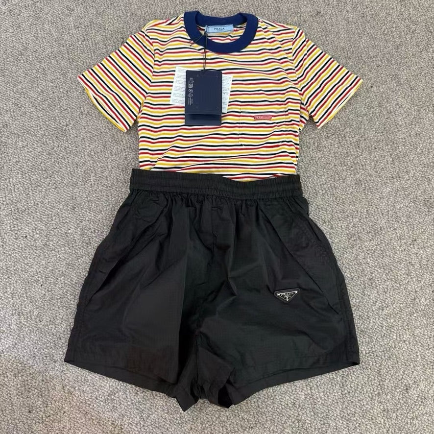 Prada Light Re-Nylon Shorts in Black, Size S/M/L