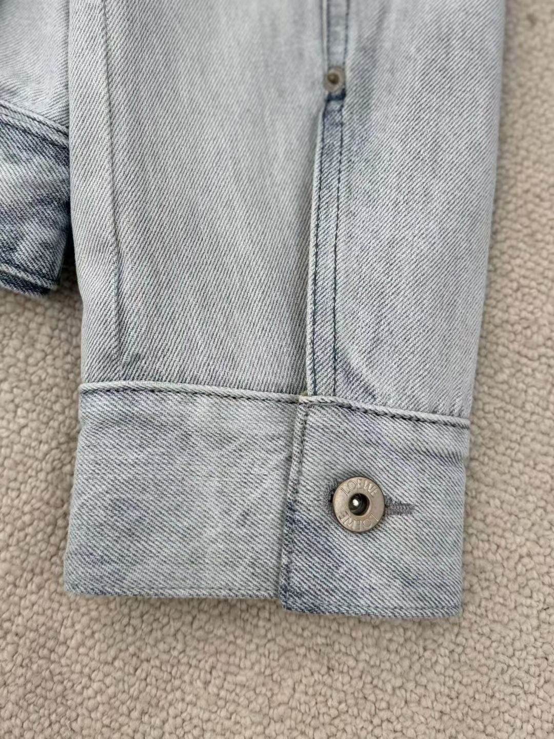Loewe Degrade Denim Tucker Jacket, Size 44/46/48/50/52