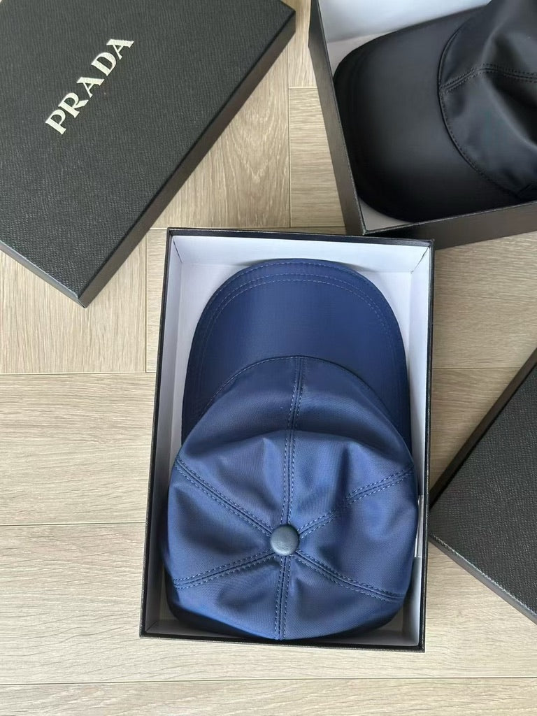 Prada Re-Nylon Baseball Cap, Size M