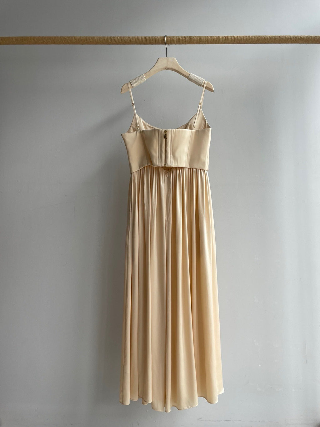 Zimmermann Corset Silk Midi Dress, Size AU 2