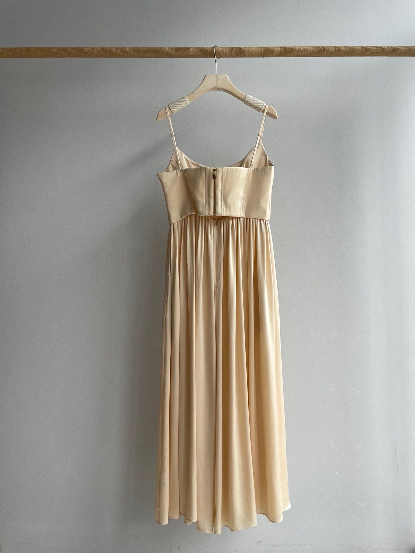 Zimmermann Corset Silk Midi Dress, Size AU 2