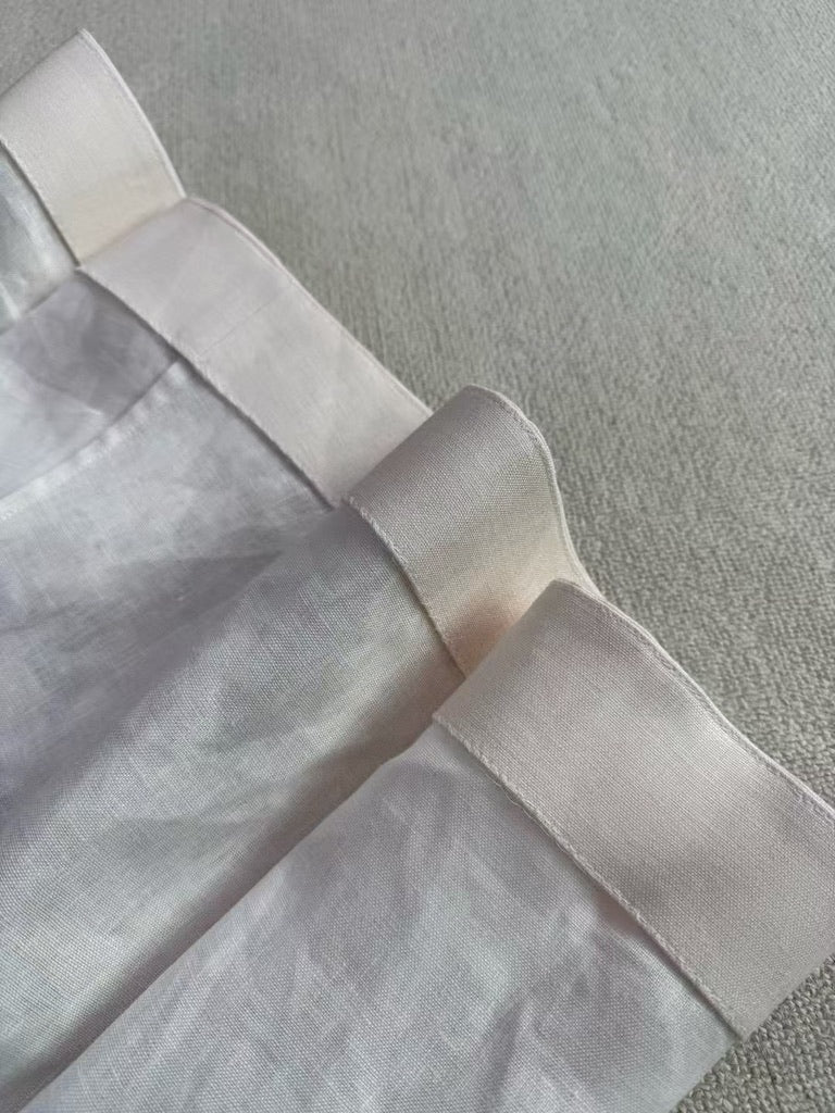Zimmermann Floral Belted Linen Midi Dress, Size AU 1/2/3