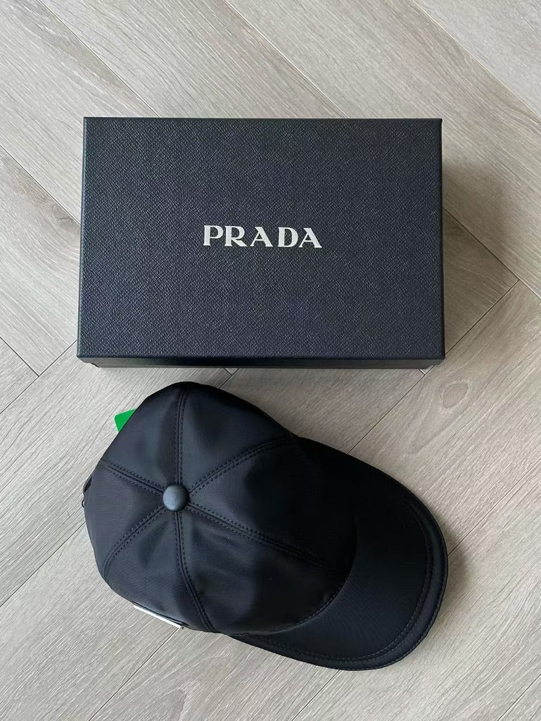 Prada Re-Nylon Baseball Cap, Size M