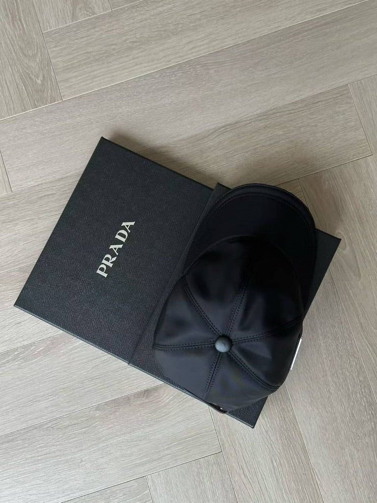 Prada Re-Nylon Baseball Cap, Size M