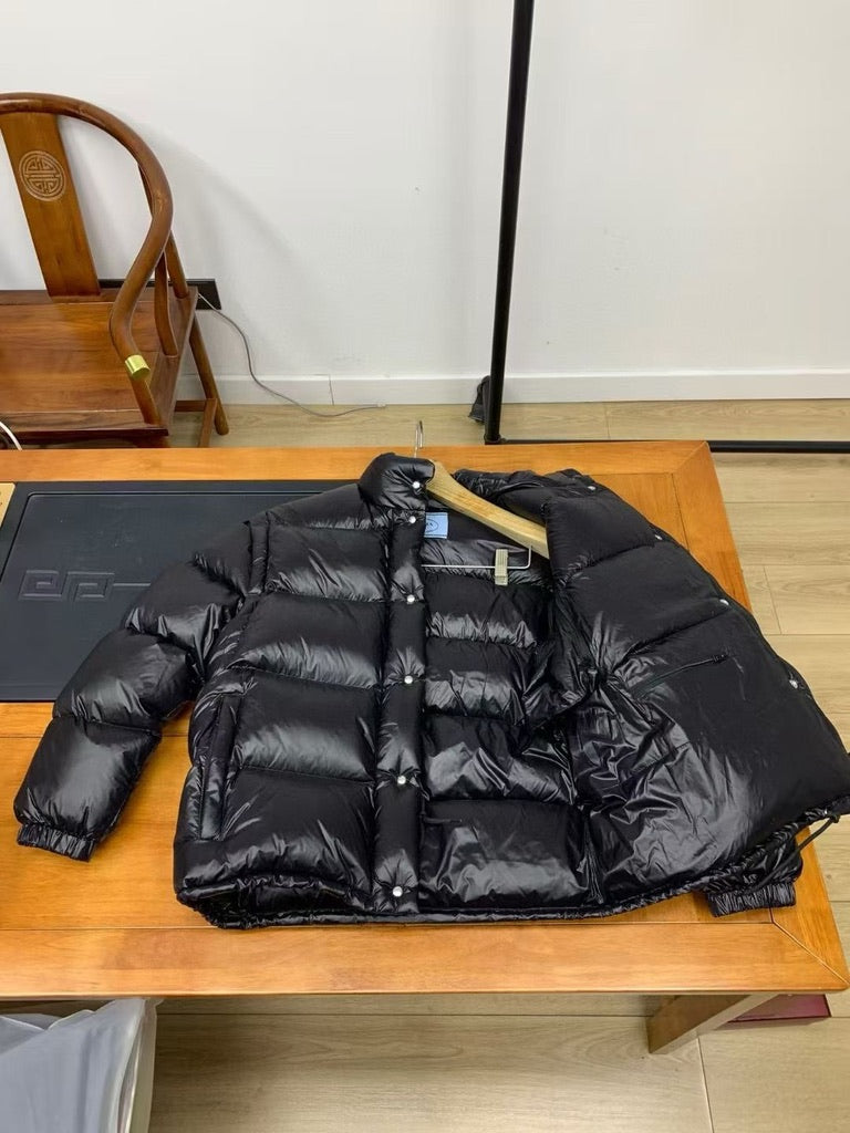 Prada Re-Nylon Convertible Down Jacket, Size 36/38/40/42