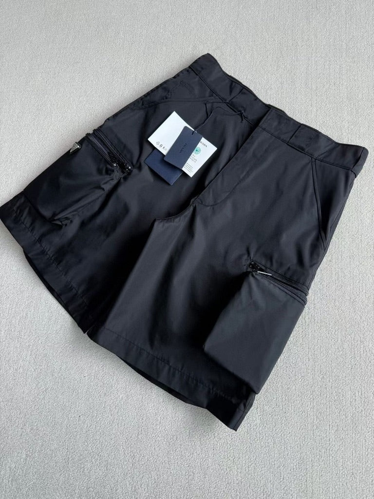 PRADA Re-Nylon Bermudas Shorts in Black, Size S/M/L/XL/2XL