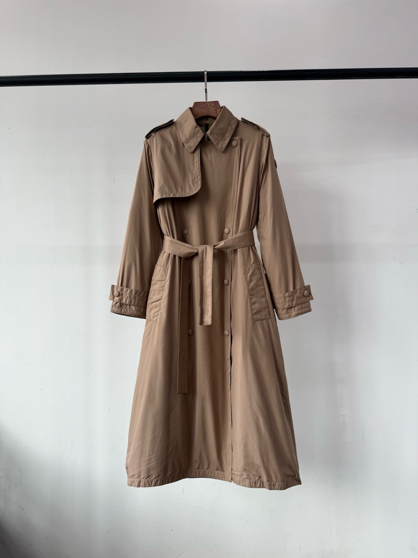 Moncler Barbentane Long Coat, Size 00/0/1