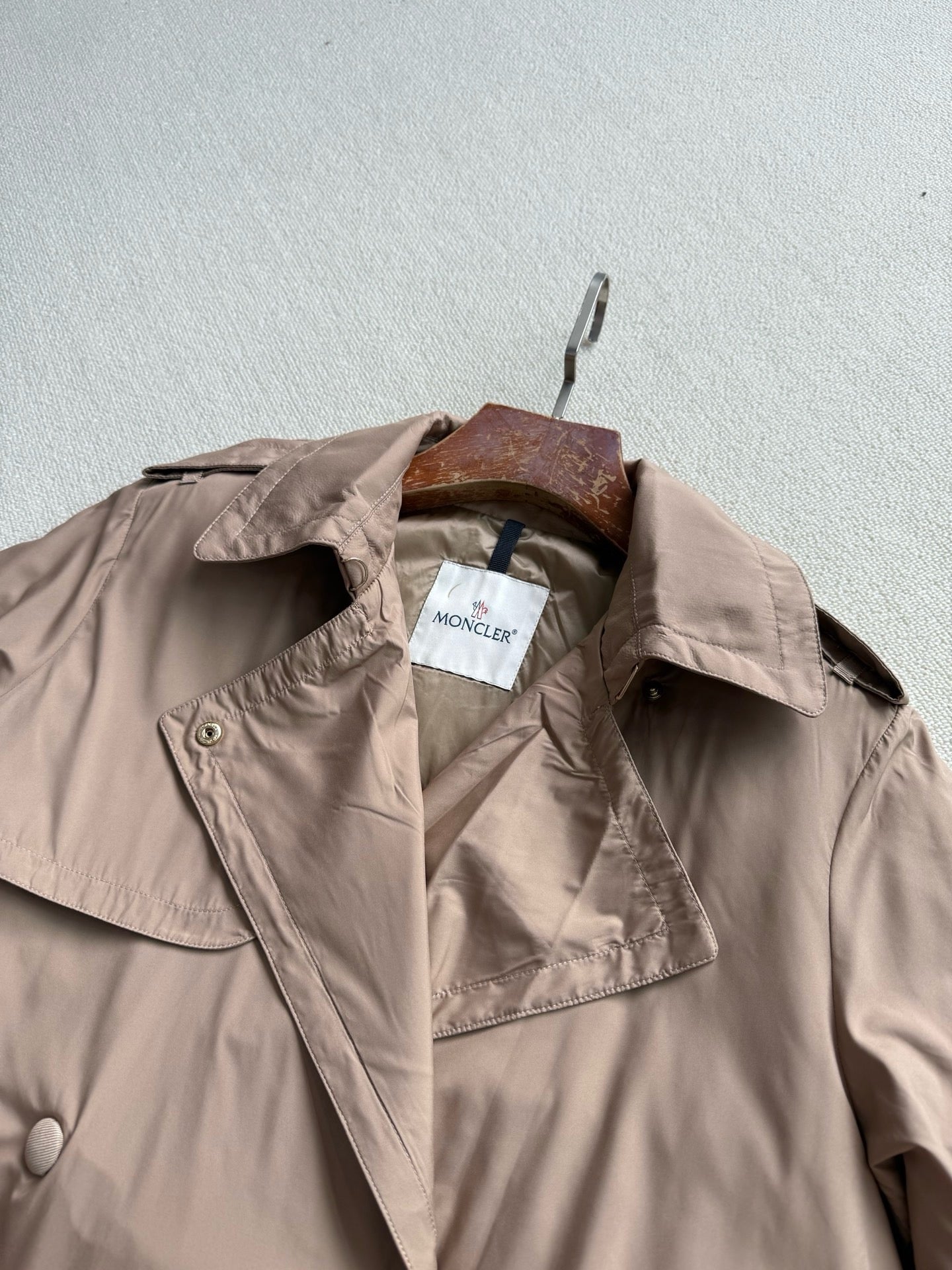 Moncler Barbentane Long Coat, Size 00/0/1