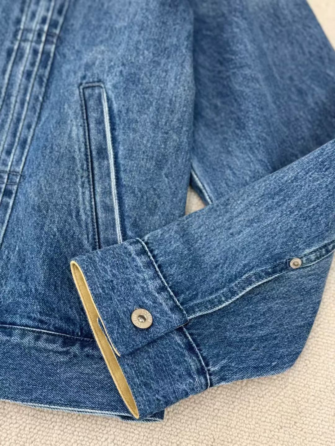 Loewe Degrade Denim Tucker Jacket, Size 44/46/48/50/52