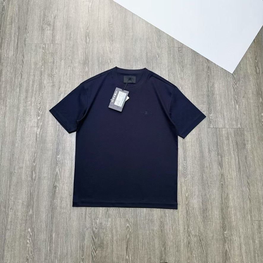 Prada Embroidered Logo Cotton T-Shirt, Size S/M/L/XL/XXL