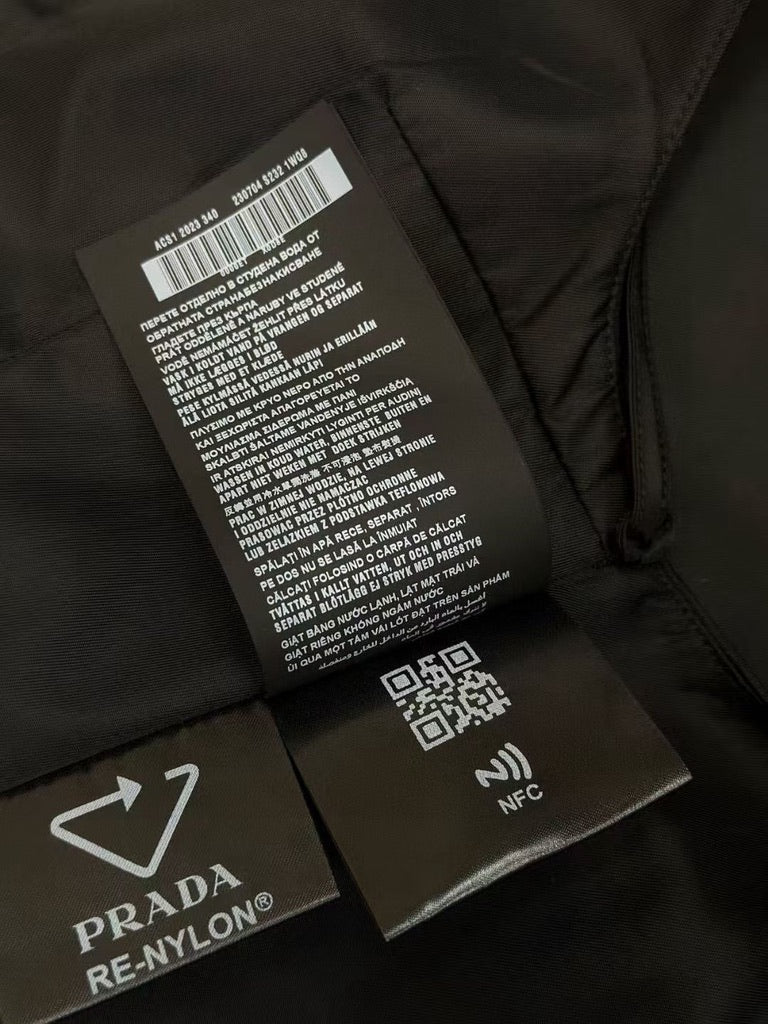 Prada Re-Nylon Minidress in Black, Size 36/38/40/42