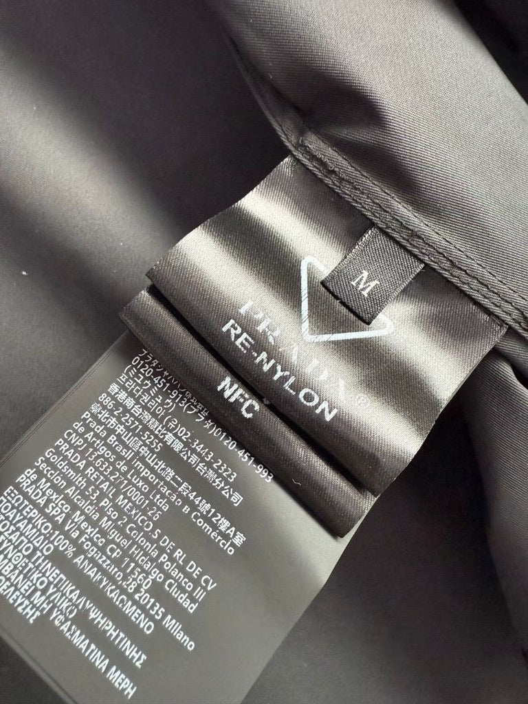 Prada Re-Nylon Short-Sleeved Shirt in Black, Size S/M/L/XL