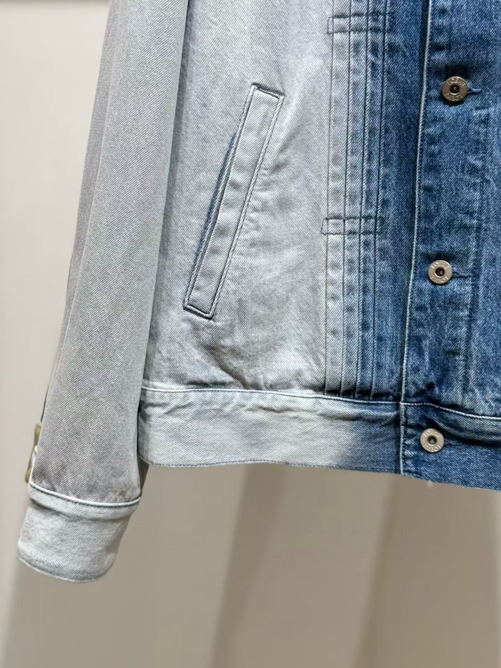 Loewe Degrade Denim Tucker Jacket, Size 44/46/48/50/52