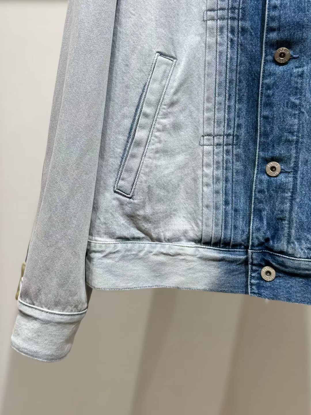 Loewe Degrade Denim Tucker Jacket, Size 44/46/48/50/52