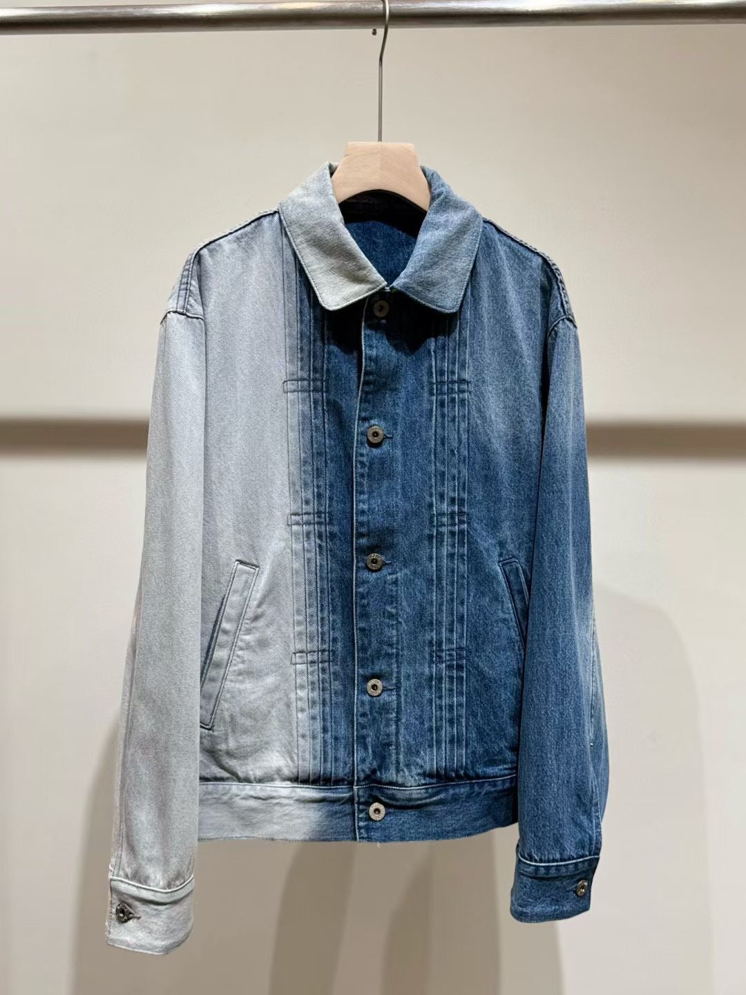Loewe Degrade Denim Tucker Jacket, Size 44/46/48/50/52