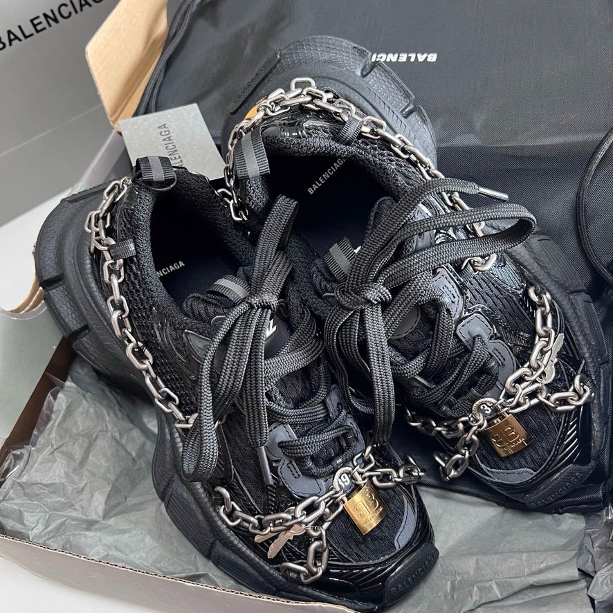 Balenciaga 3XL Chain Sneakers in Black, Size 35/36/37/38/39/40/41/42/43/44/45