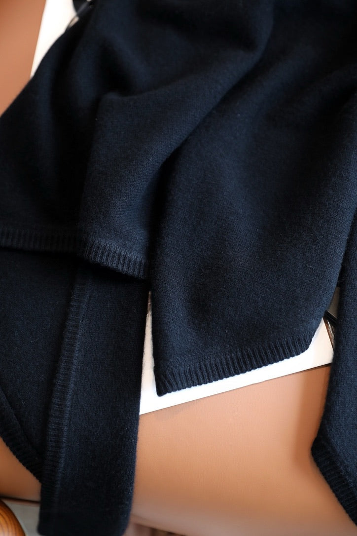 Toteme Scarf in Black/Beige/Gray