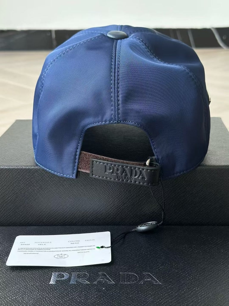 Prada Re-Nylon Baseball Cap, Size M