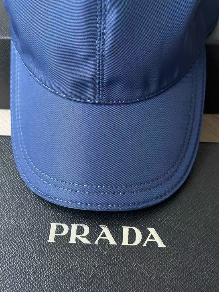 Prada Re-Nylon Baseball Cap, Size M