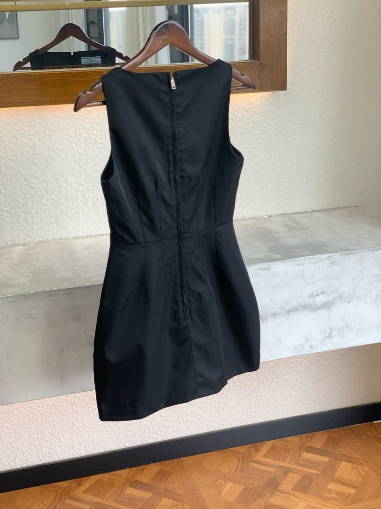 Prada Re-Nylon Minidress in Black, Size 36/38/40/42