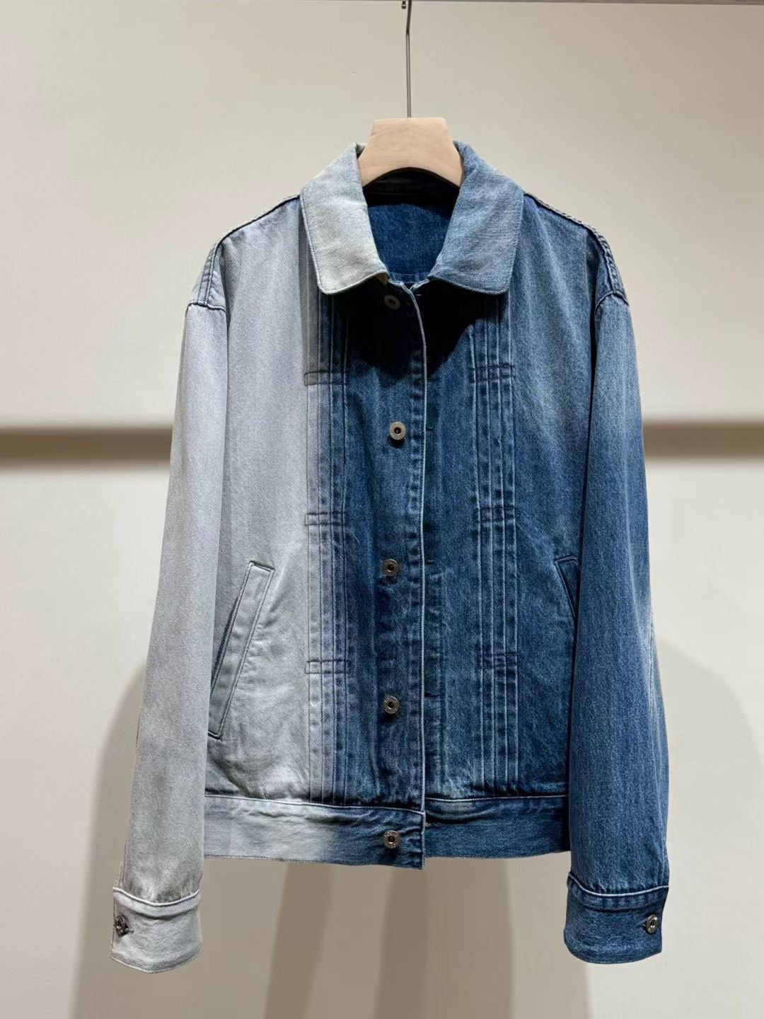Loewe Degrade Denim Tucker Jacket, Size 44/46/48/50/52