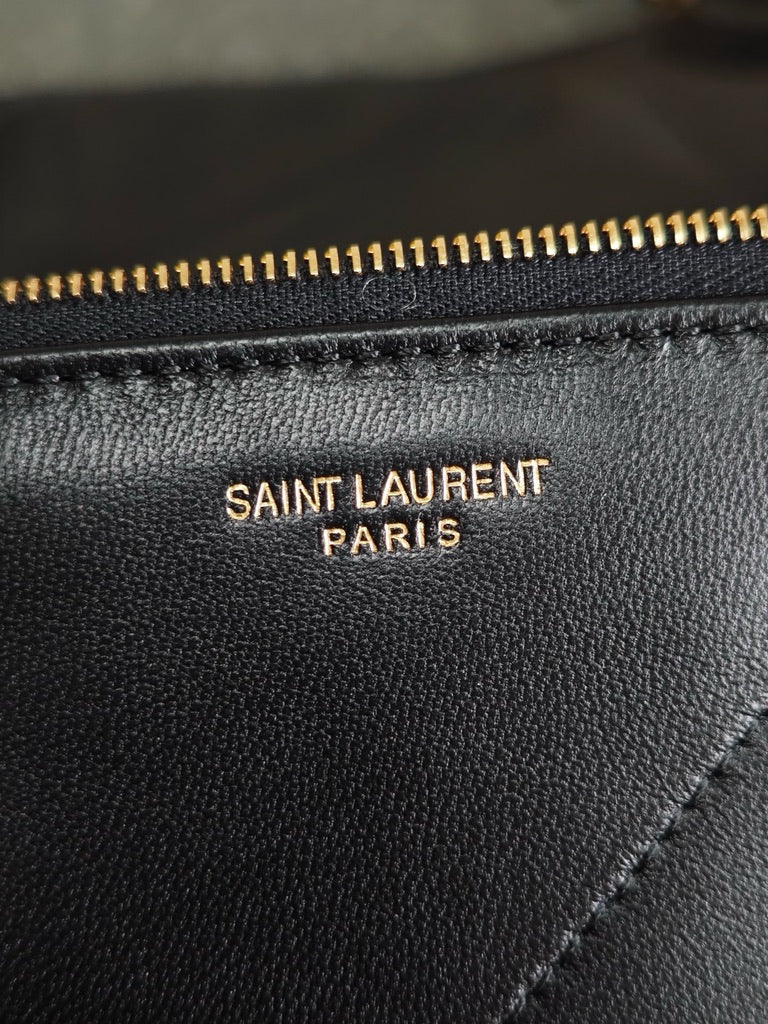 Saint Laurent Jamie Shopping Medium Size Quilted Leather Shoulder Bag