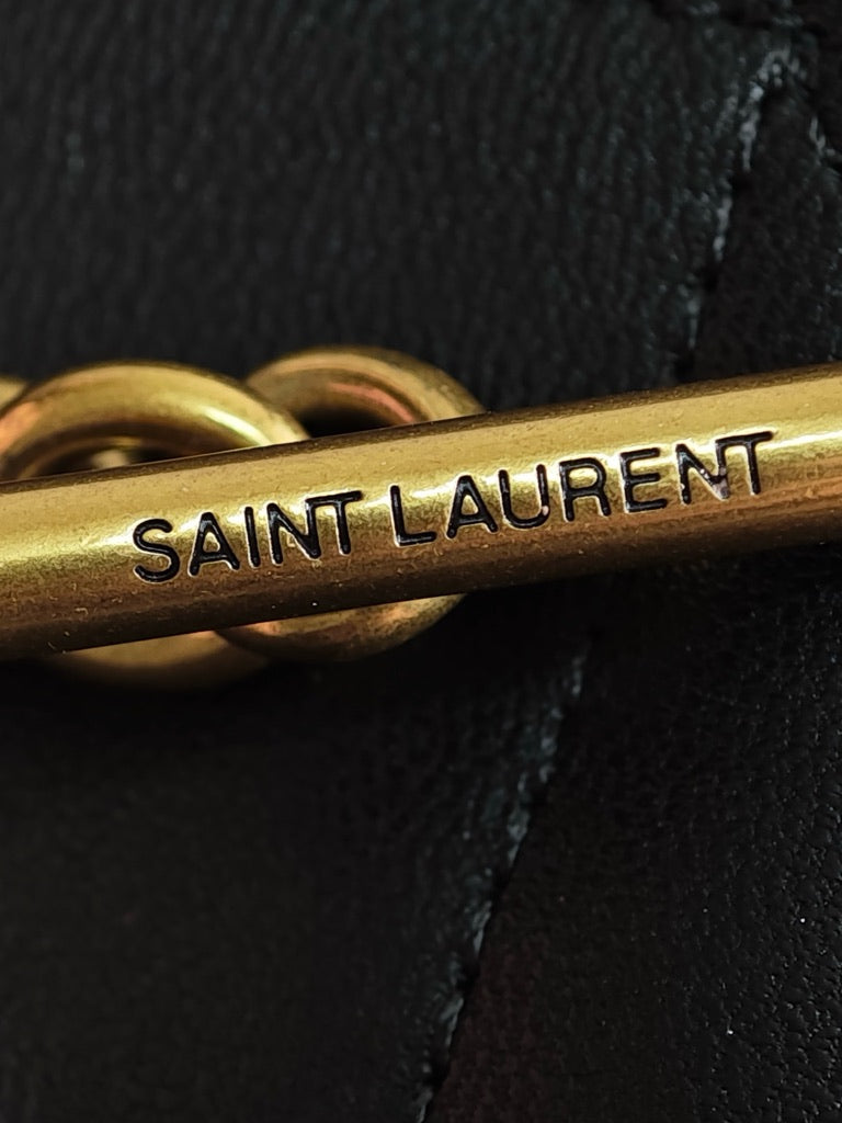 Saint Laurent Jamie Shopping Medium Size Quilted Leather Shoulder Bag