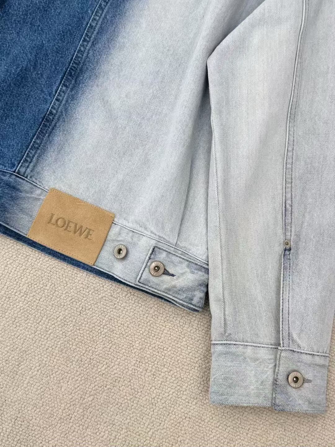 Loewe Degrade Denim Tucker Jacket, Size 44/46/48/50/52