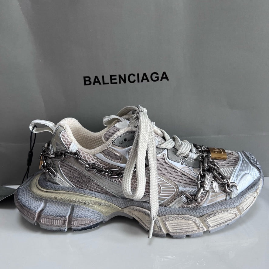 Balenciaga 3XL Chain Sneakers in White, Size 35/36/37/38/39/40/41/42/43/44/45