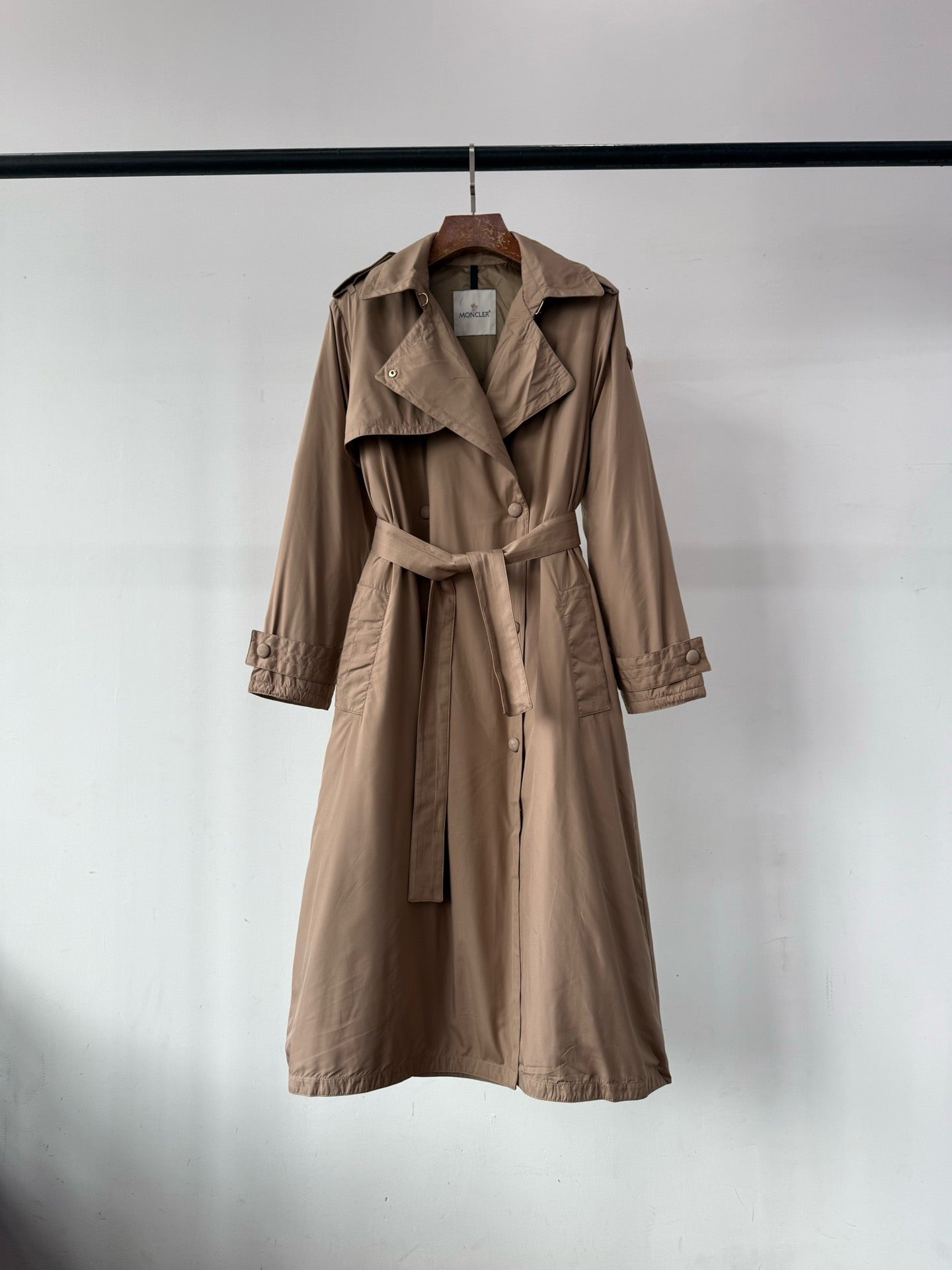 Moncler Barbentane Long Coat, Size 00/0/1