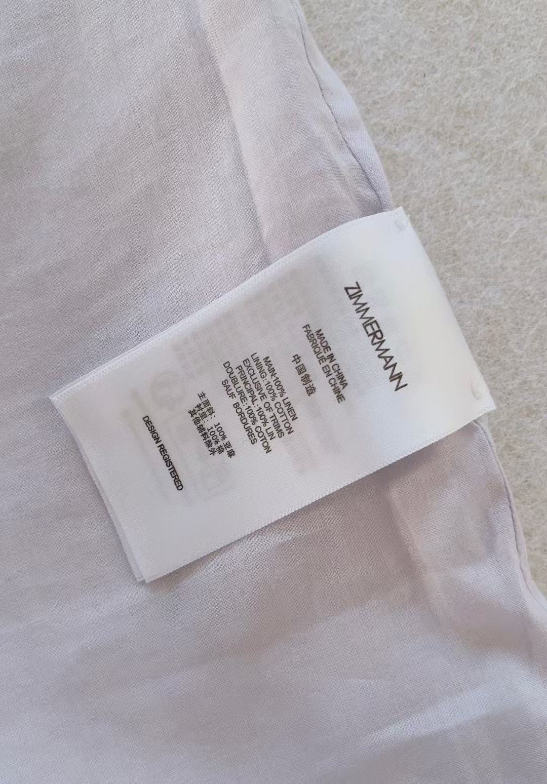 Zimmermann Floral Linen Midi Dress, Size AU 0/1