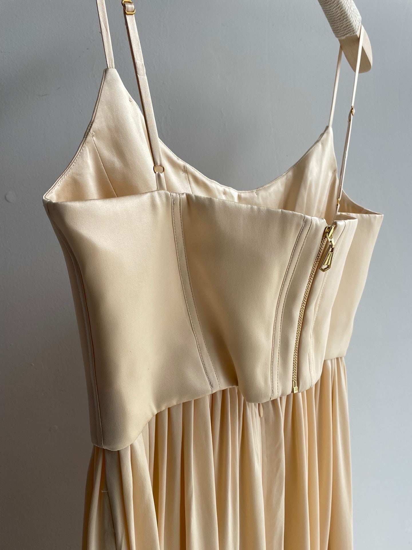 Zimmermann Corset Silk Midi Dress, Size AU 2