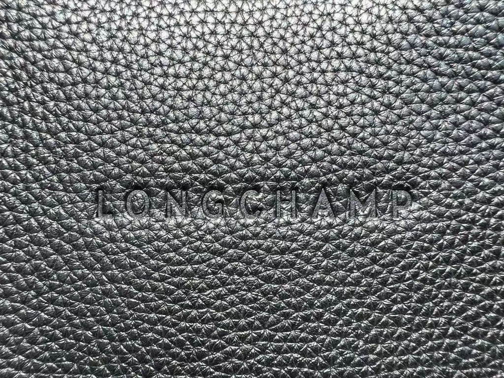 Longchamp Medium Le Foulonne Shoulder Bag in Black