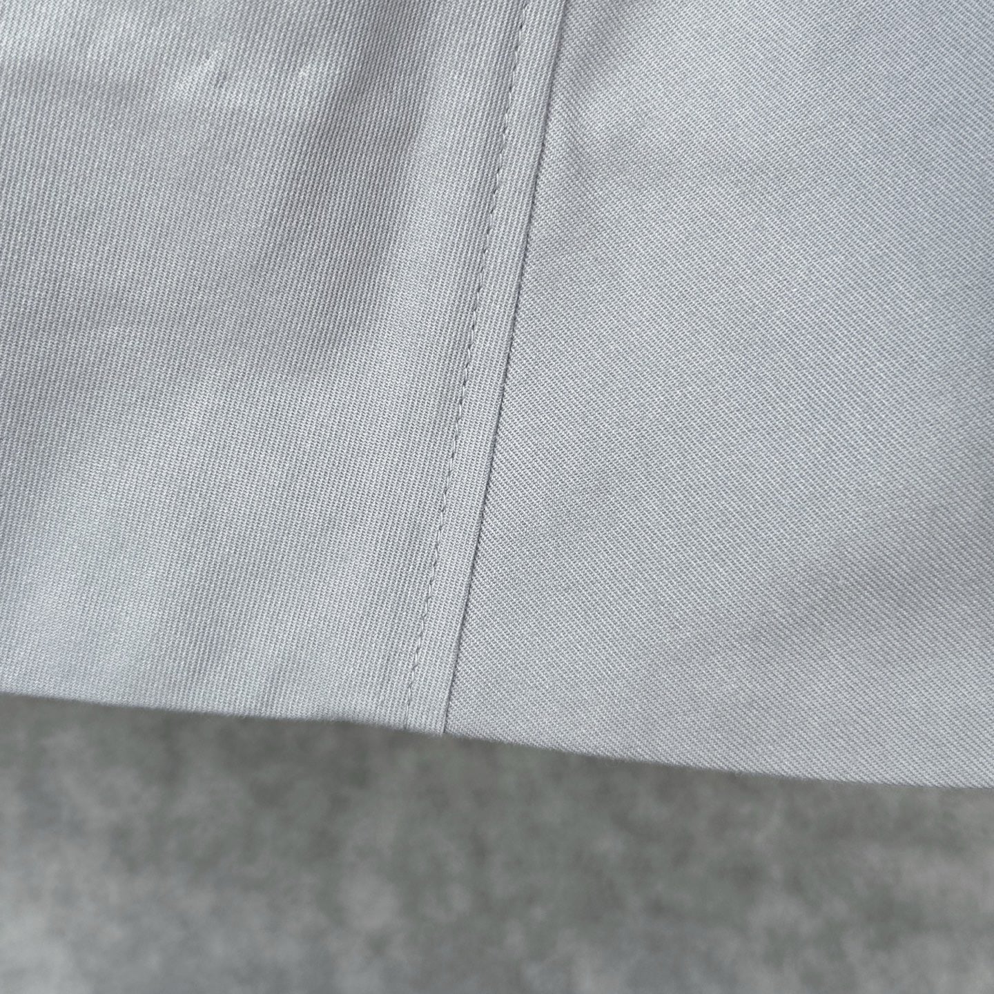 Loewe Cropped Hooded Embroidered Cotton-Twill Jackt in Gray, Size 34/36/38/40