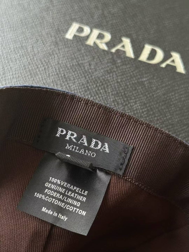 Prada Re-Nylon Baseball Cap, Size M