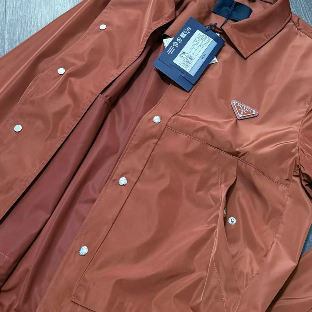 Prada Re-Nylon Jacket in Black/Green/Red, Size S/M/L/XL/XXL