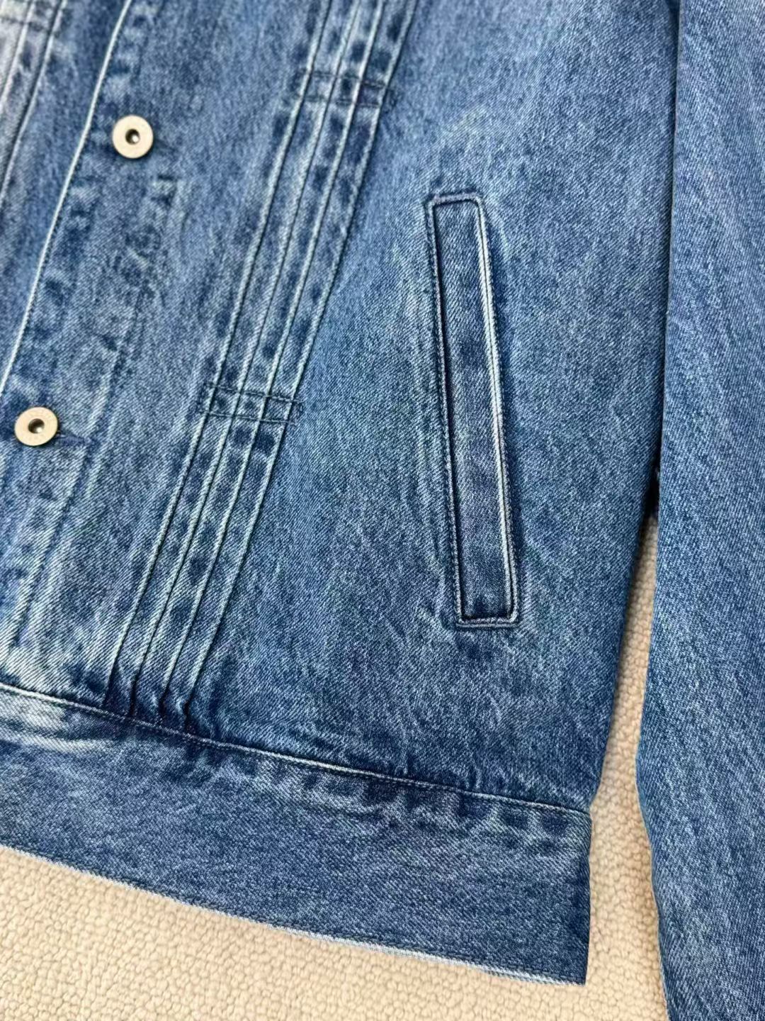 Loewe Degrade Denim Tucker Jacket, Size 44/46/48/50/52