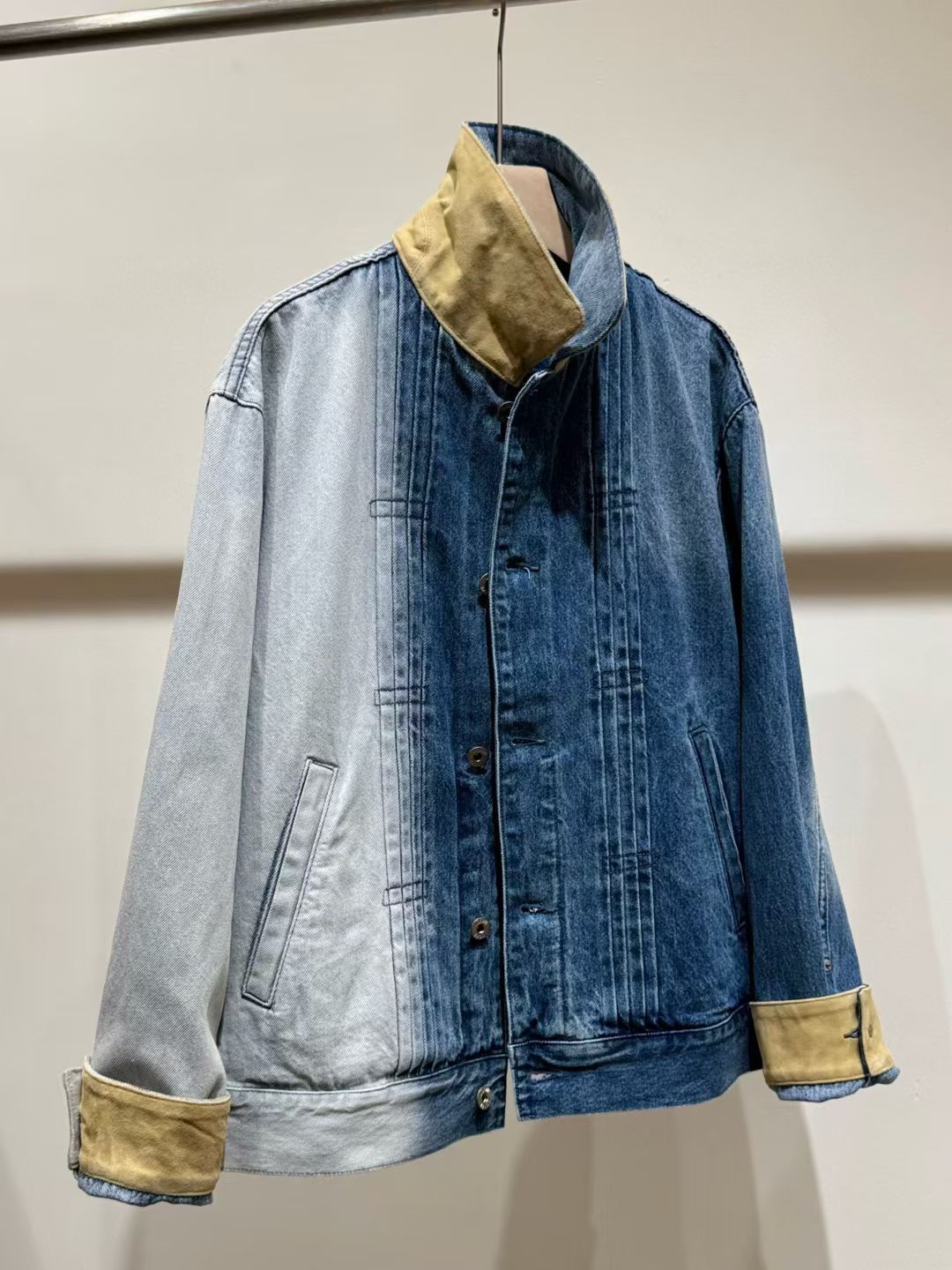 Loewe Degrade Denim Tucker Jacket, Size 44/46/48/50/52