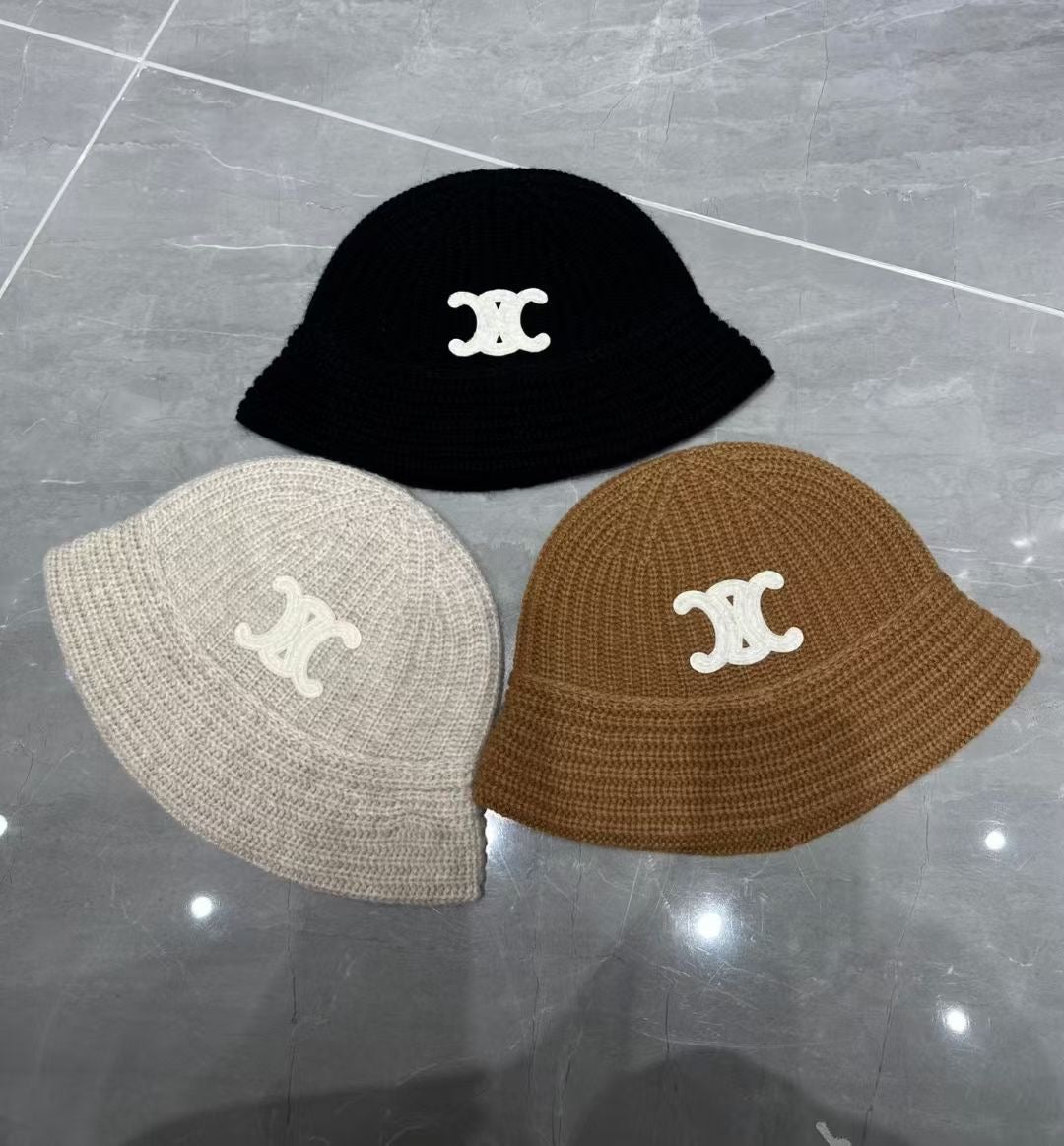 Celine Bucket Hat in Black/Brown/Beige