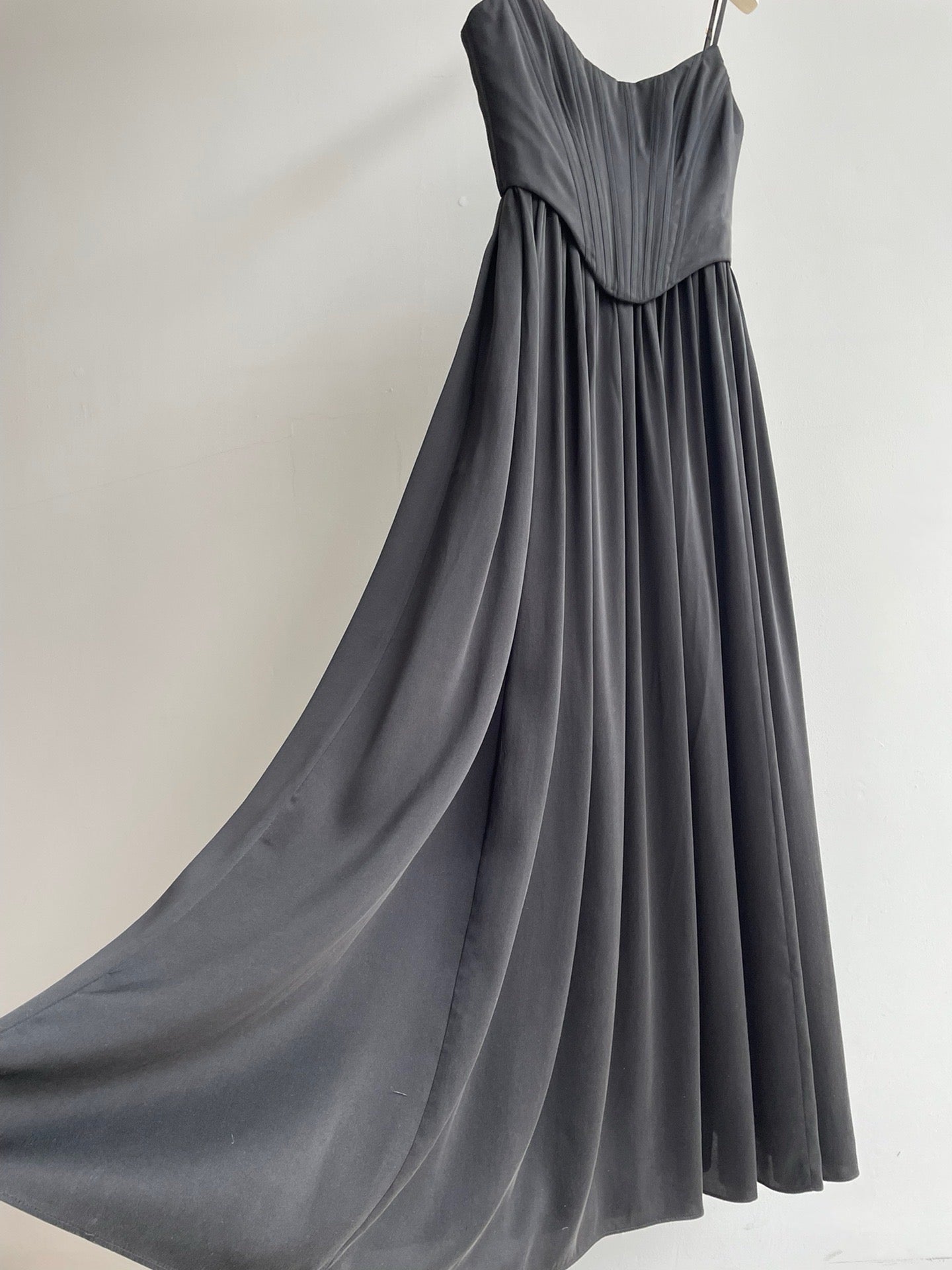 Zimmermann Corset Silk Midi Dress, Size AU 2