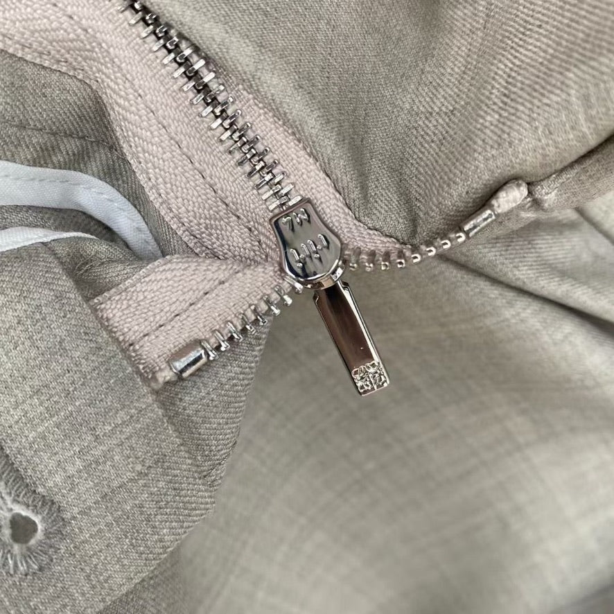 Loewe Wrap Wool Trousers, Size 34/36/38/40