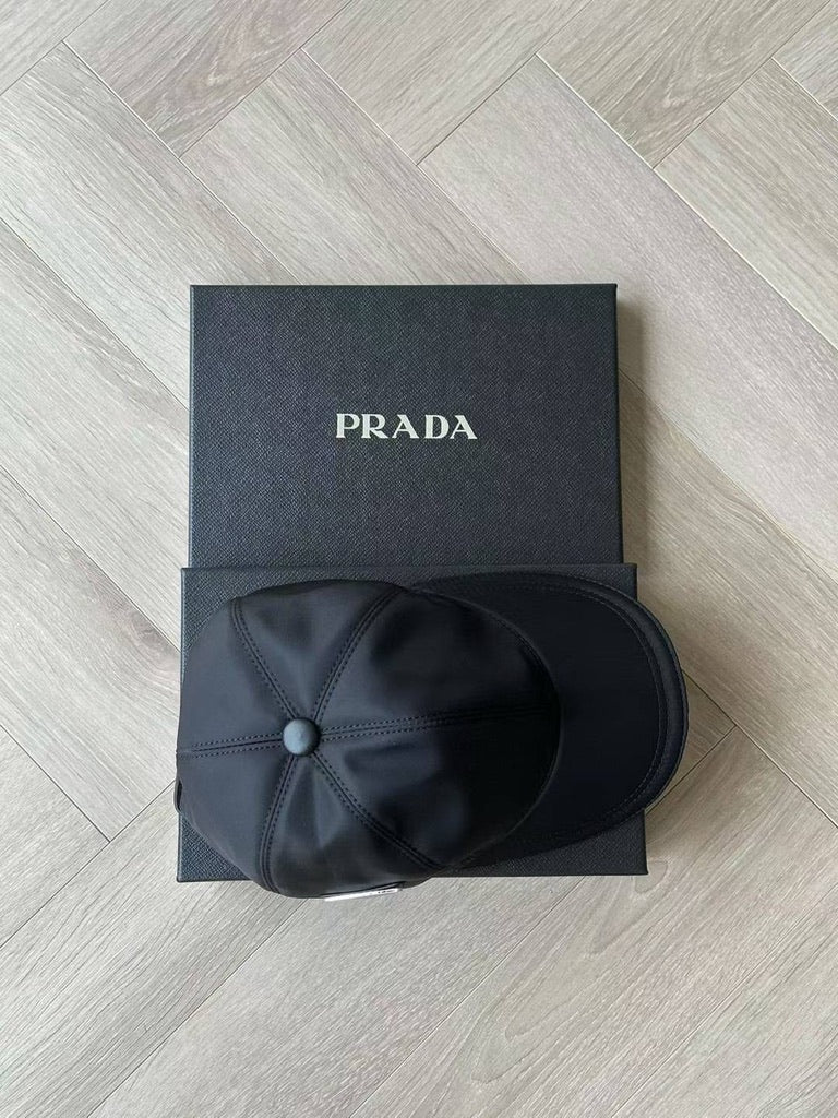 Prada Re-Nylon Baseball Cap, Size M