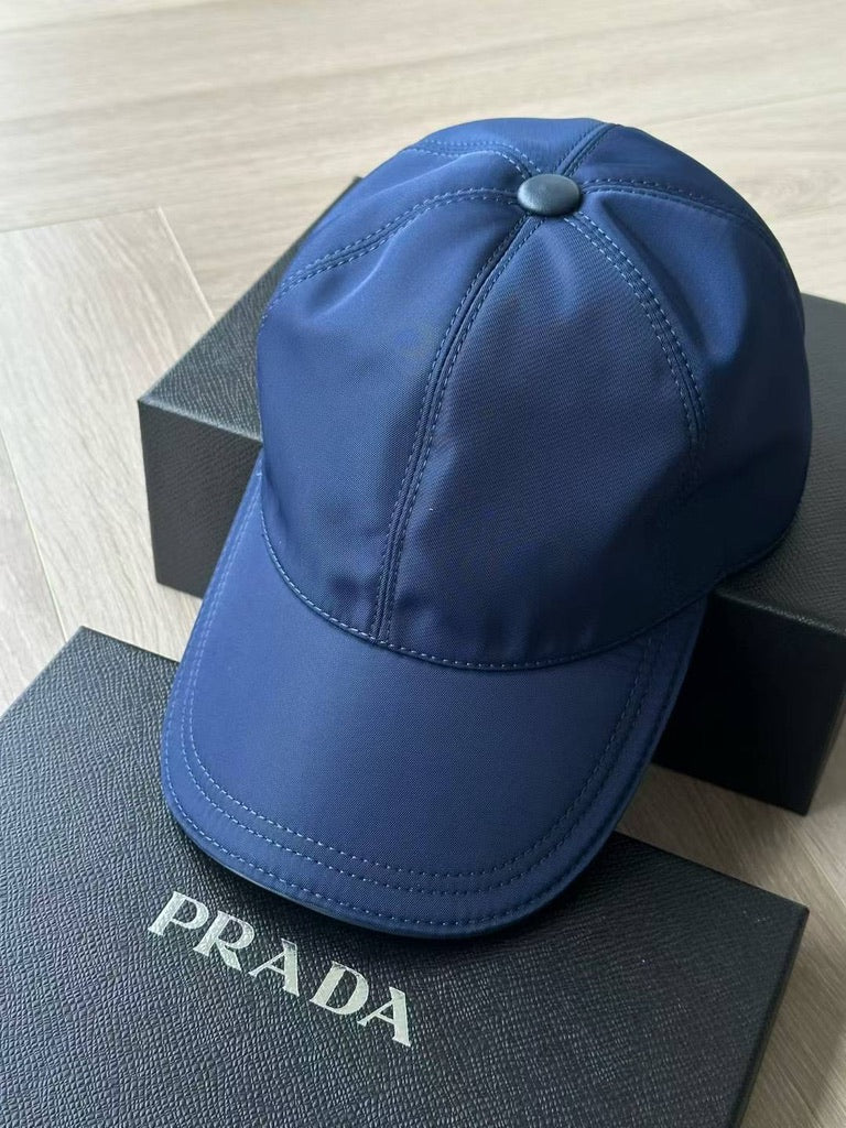 Prada Re-Nylon Baseball Cap, Size M