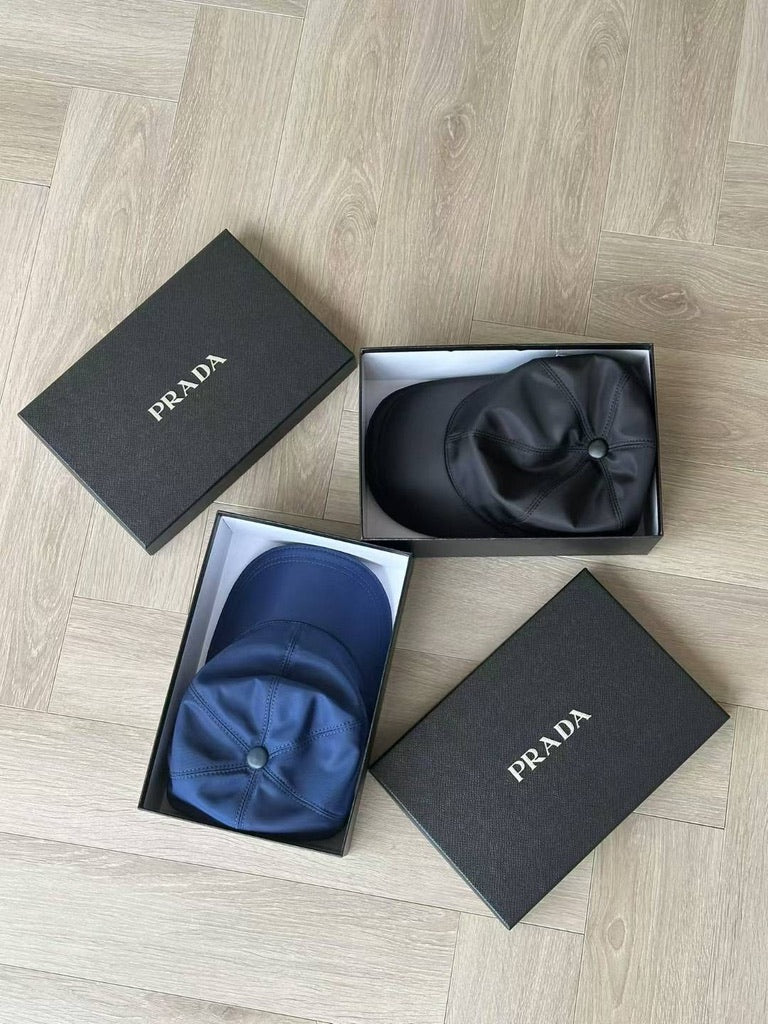 Prada Re-Nylon Baseball Cap, Size M