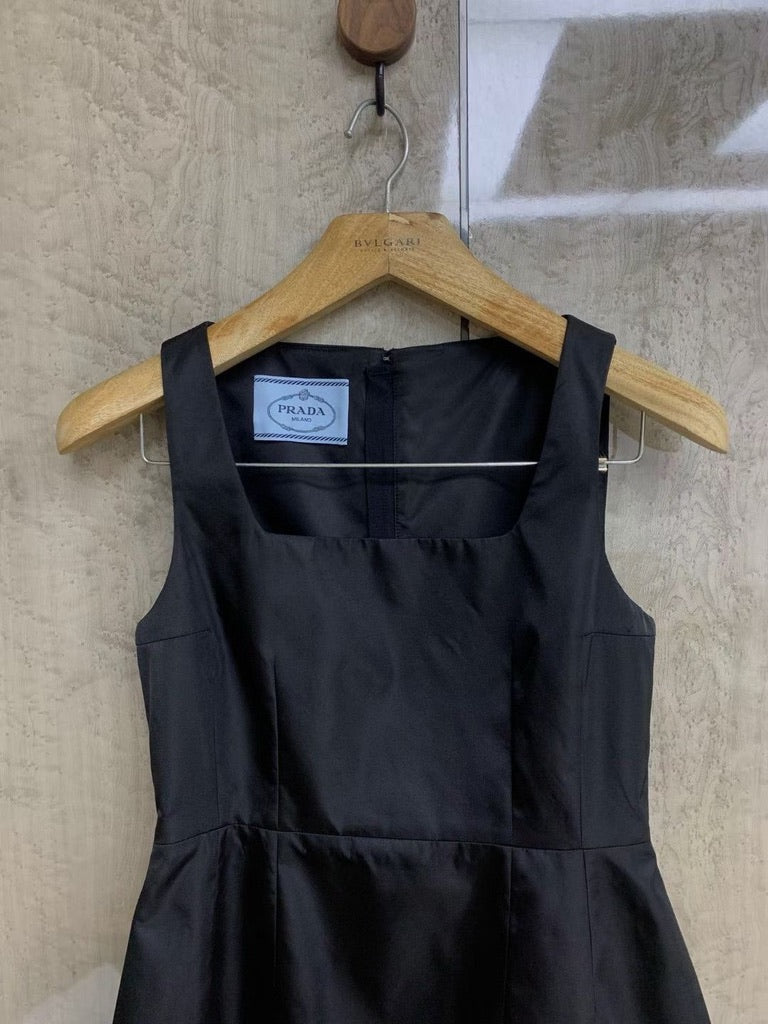 Prada Re-Nylon Minidress in Black, Size 36/38/40/42