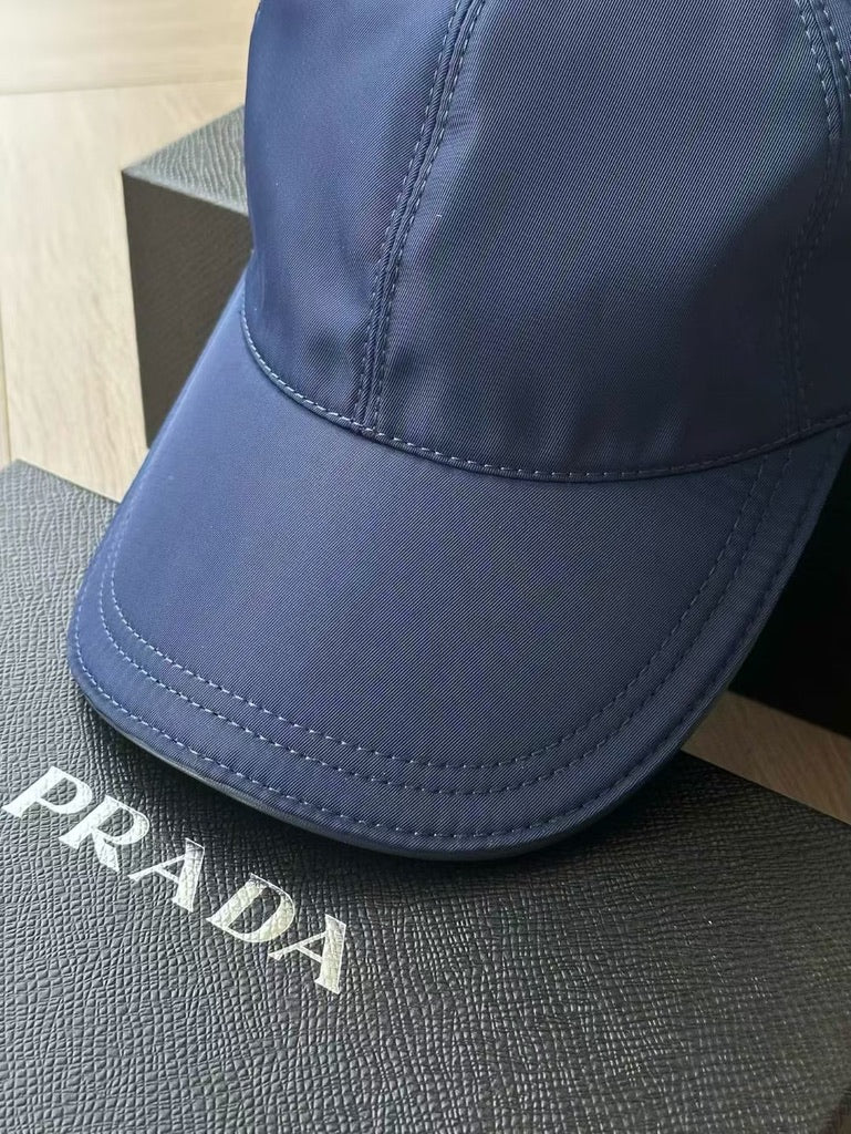 Prada Re-Nylon Baseball Cap, Size M