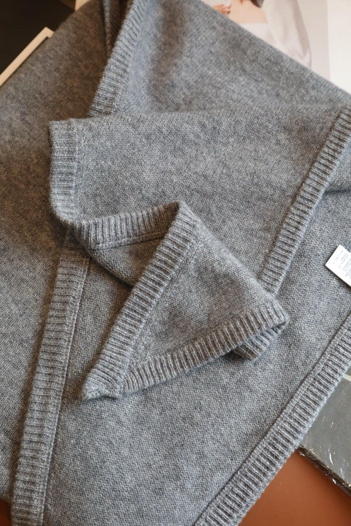 Toteme Scarf in Black/Beige/Gray