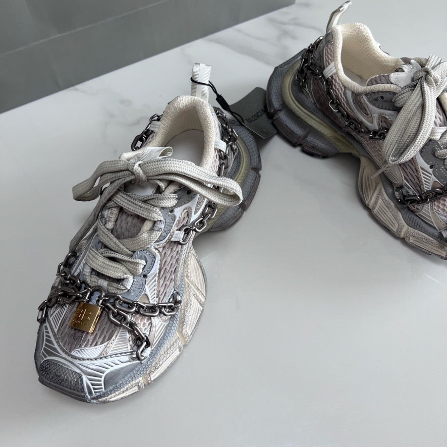 Balenciaga 3XL Chain Sneakers in White, Size 35/36/37/38/39/40/41/42/43/44/45